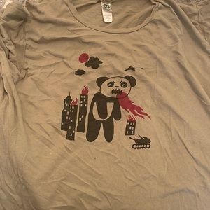 Vintage alternative earth in size LX. If you’re into pandas blowing fire!